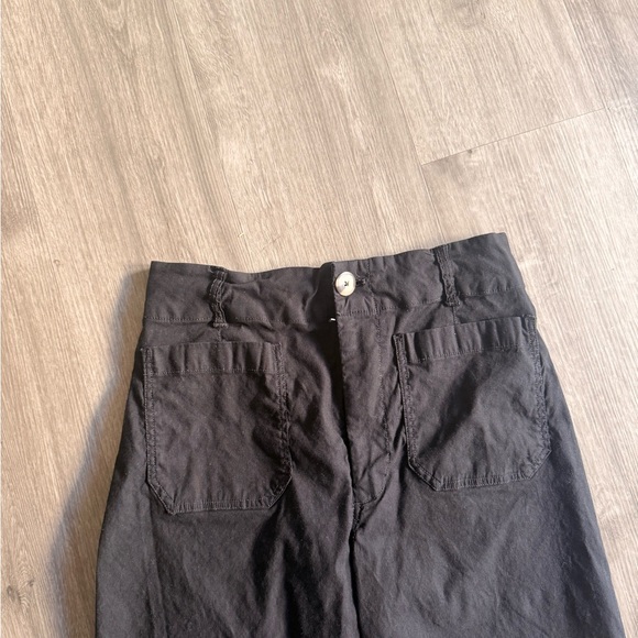 Maeve Colette Black Wide-Leg Trousers - Picture 2 of 3